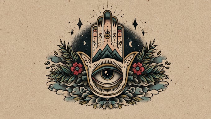 create custom traditional tattoo logo designs