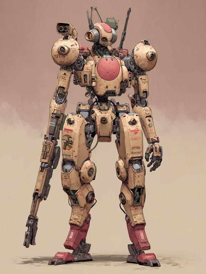 high quality robot, mecha concepts