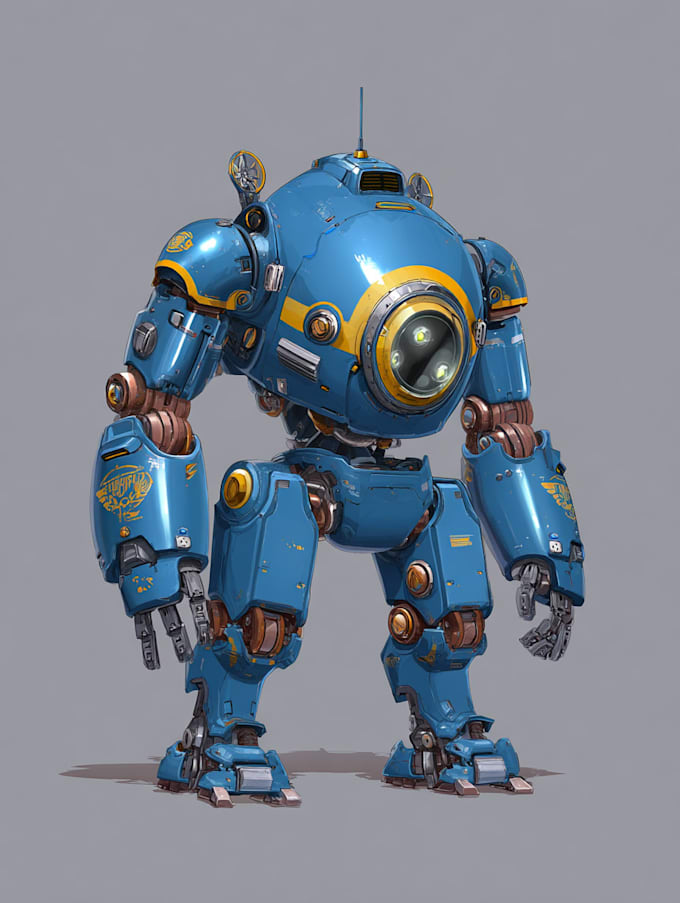 high quality robot, mecha concepts
