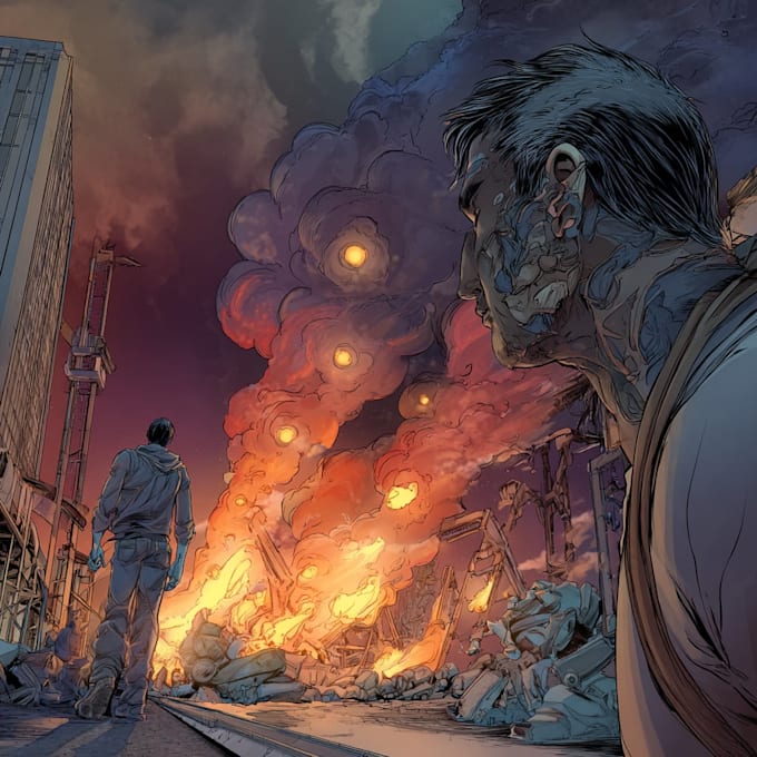 create comic book art