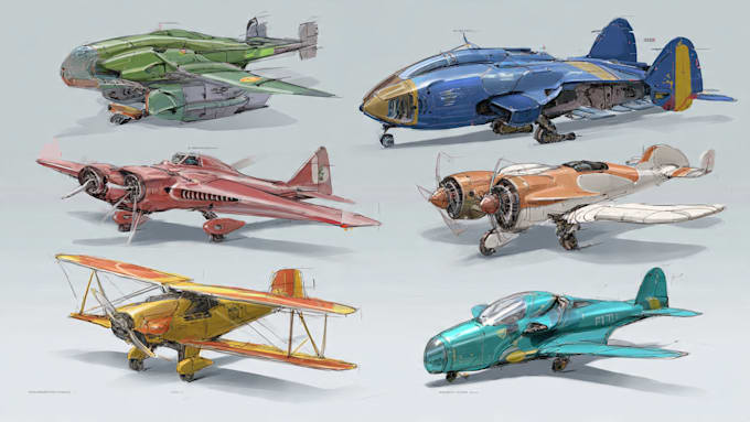 draw helicopter , airplane , aircraft , into a vector