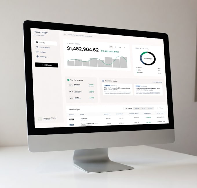 build interactive dashboard web and mobile