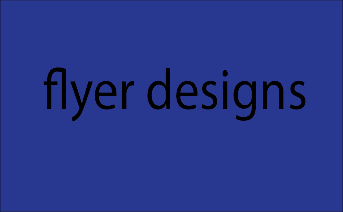 create flyer designs, booklet, news letter