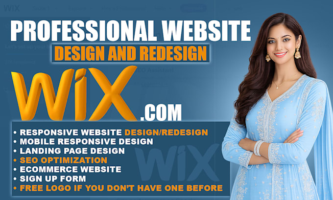 design or redesign wix website professionally