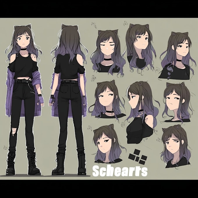 draw anime, manga or game characters