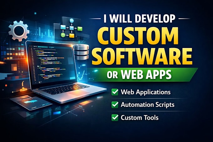 develop a custom app or software solution