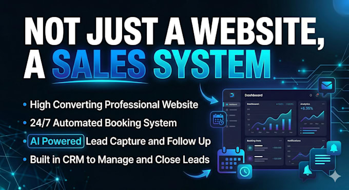 build a professional website with an automated booking system