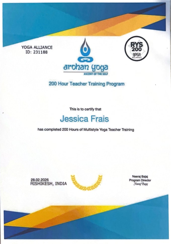 offer personalized yoga training sessions