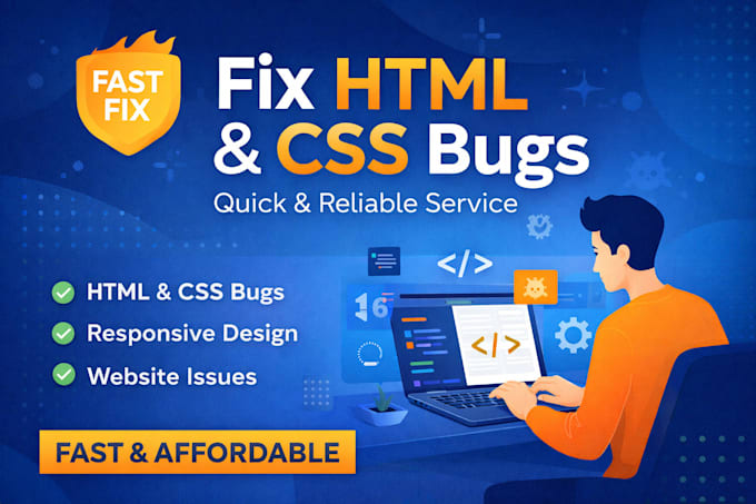 Fix html css bugs or redesign your website professionally by ...