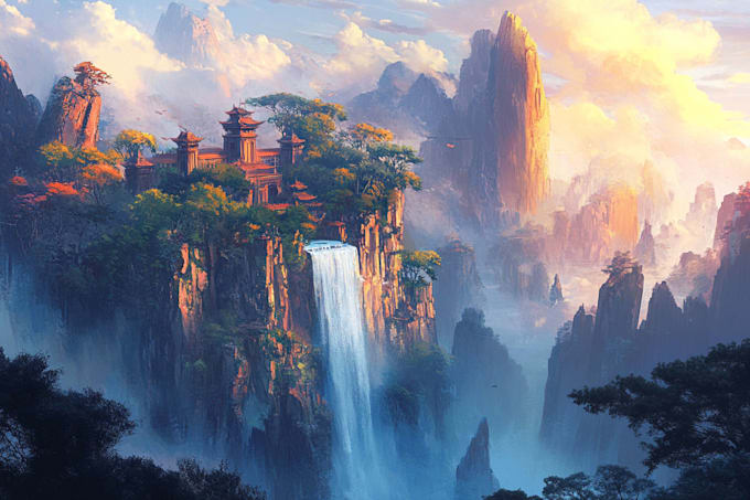 professional landscape digital art