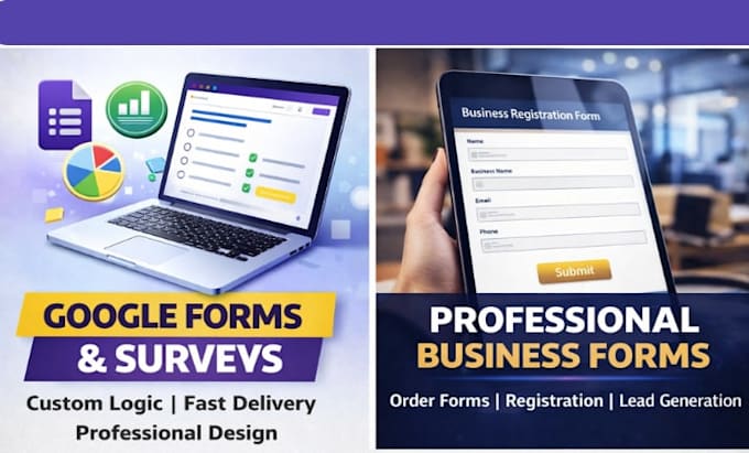 create a professional registration form and order form