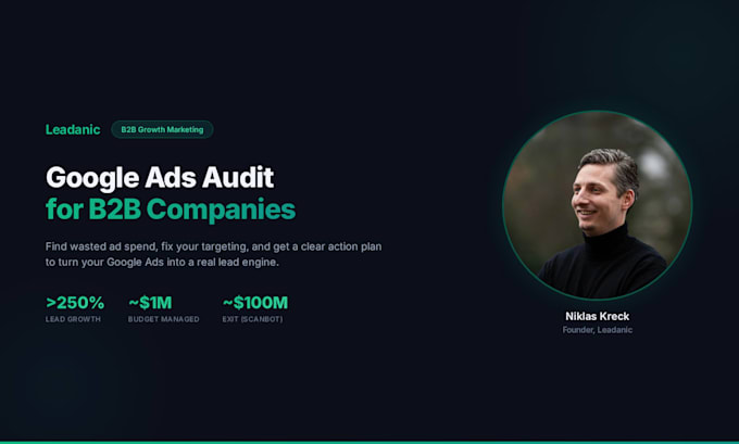 audit google ads for b2b companies
