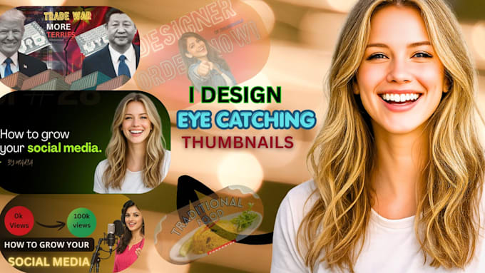 design high CTR thumbnails
