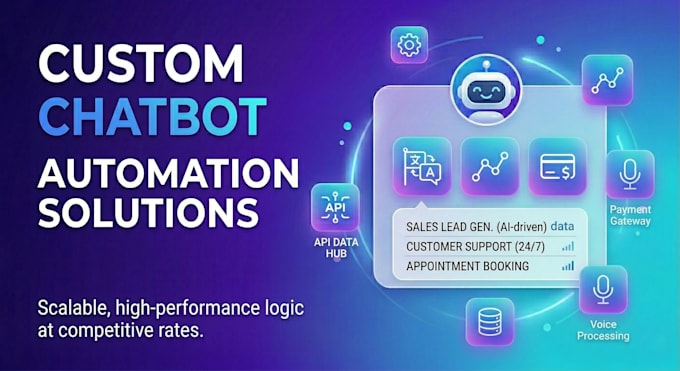 develop and integrate a custom chatbot for you