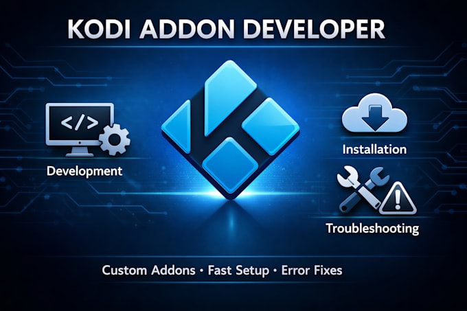 develop, install, configure and troubleshoot kodi addons for your device