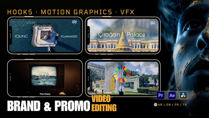 create a professional brand promo video