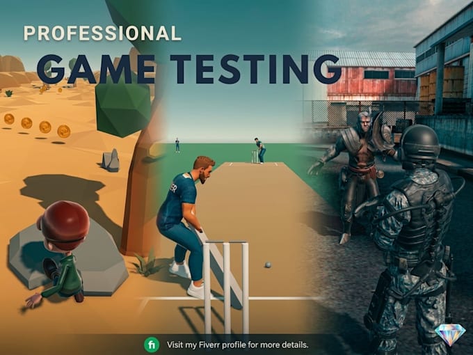 professionally test and review your steam or mobile game