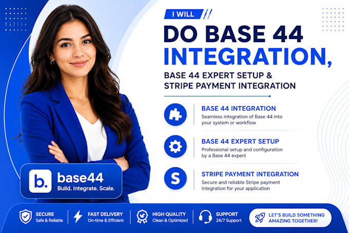 do base 44 integration, base 44 expert setup, stripe payment integration