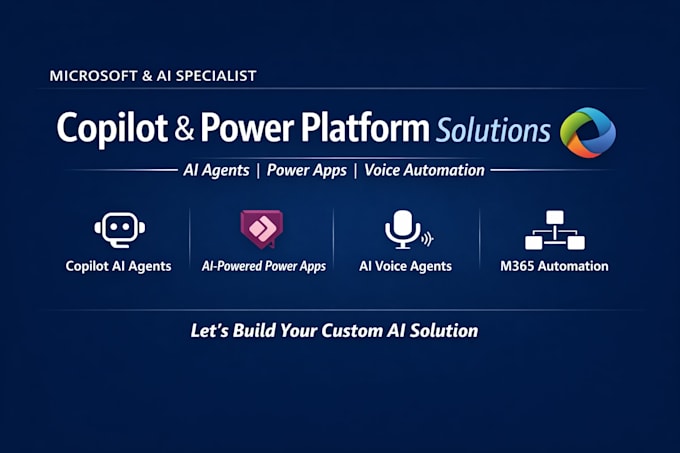 develop custom ai agents and voice agents chatbot on copilot and copilot studio