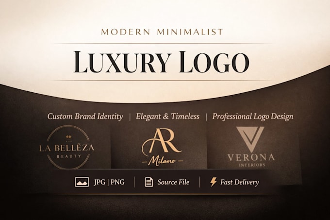 Design a modern minimalist luxury logo and brand identity by Simone_r1 ...