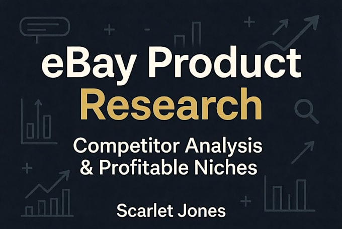 ebay product research competitor analysis and niche research