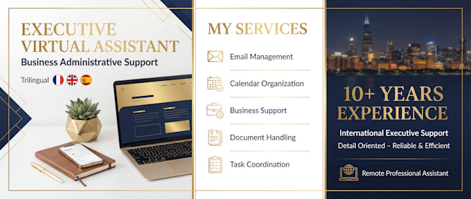 be your executive virtual assistant for business support