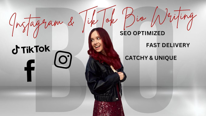 write an attractive instagram, facebook, tiktok bio