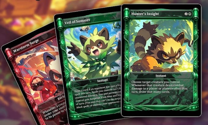 do trading card game, card template tabletop dnd ttrpg frames board game design