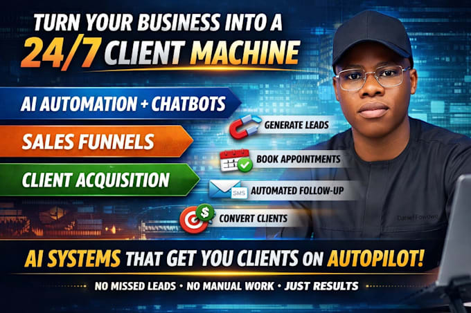 build ai automation sales funnel client acquisition system ai receptionist
