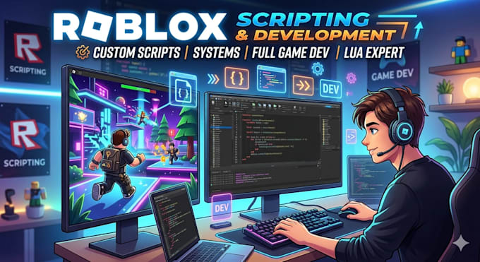 Crear scripts personalizados de roblox y sistemas de juego para tu juego