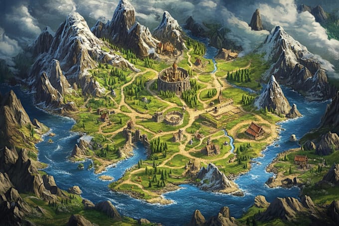 create the map of your fantasy world