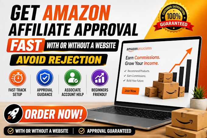 get your amazon associates account approved fast and without rejection