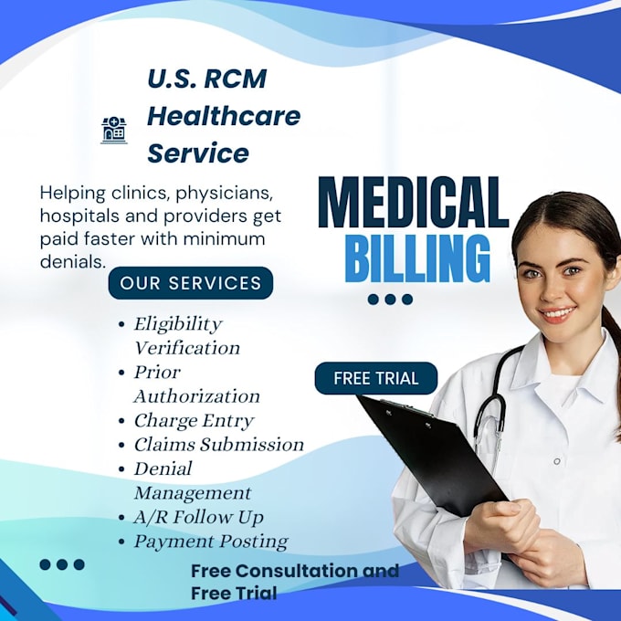 do medical billing, payment posting, denials management, rcm