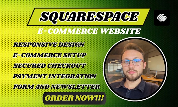 design professional squarespace ecommerce website with full store setup
