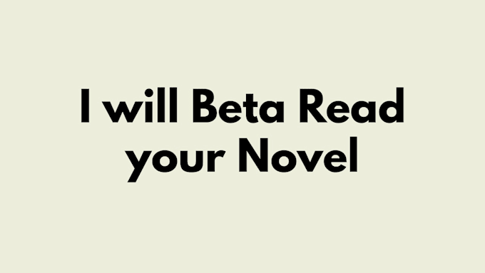 beta read romance novel and give feedback