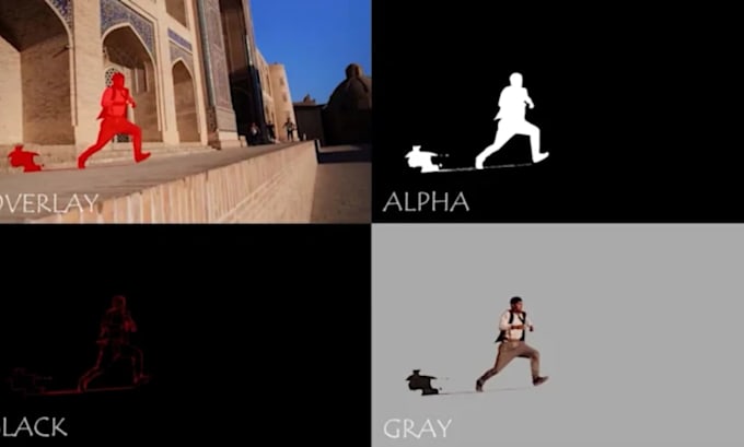 do professional rotoscoping, green screen removal for any video