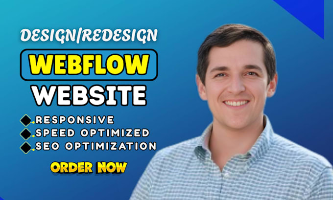 design, redesign webflow website, develop webflow as a webflow expert