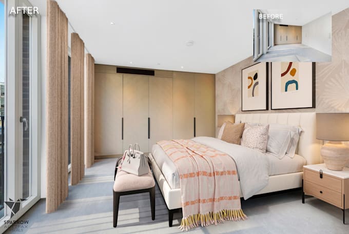 create photorealistic virtual staging for real estate