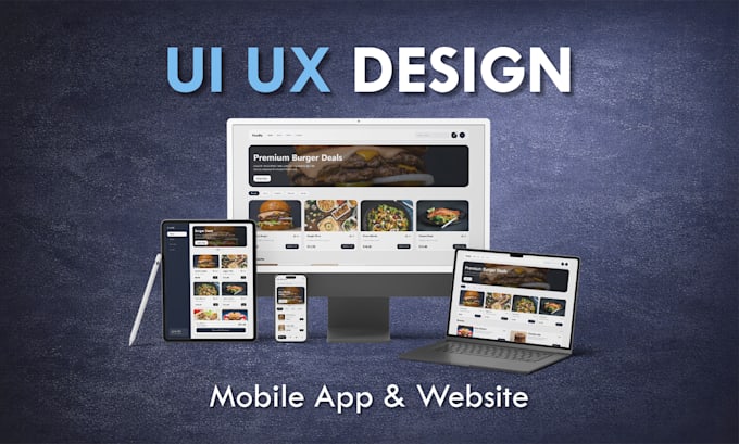 design UI UX for website and app