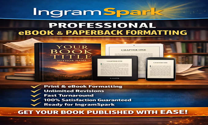 optimize your book for ingramspark approval and digital book