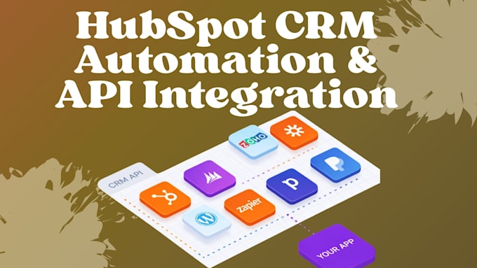 do hubspot integration, make automation, CRM workflows and API setup