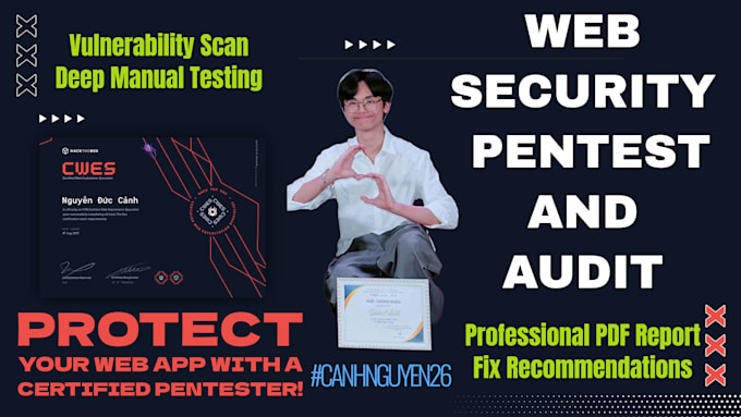 perform an advanced web pentest and security audit
