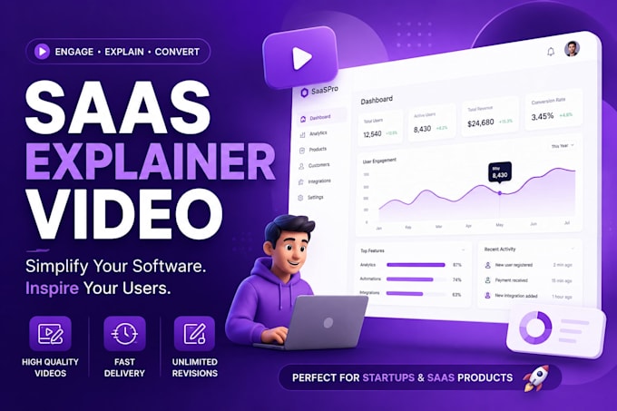 video for software companies - power of saas video... Create saas video saas explainer video saas animation saas software ...