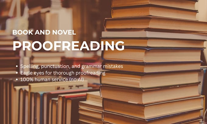 proofread your book or novel