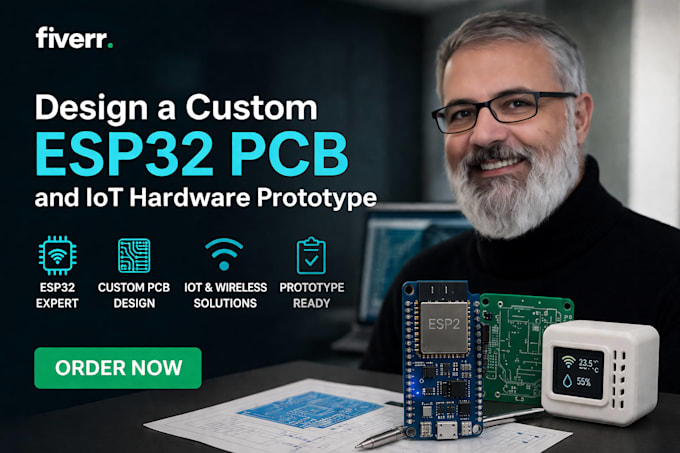 Concevoir un pcb esp32 personnalisé et un prototype matériel iot