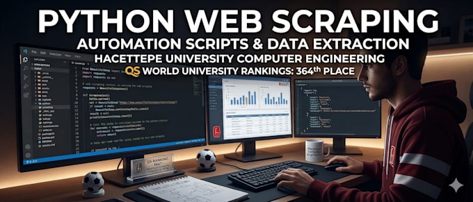 create a professional python script for web scraping and automation