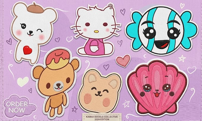 design a cute kawaii, chibi mascot logo for you
