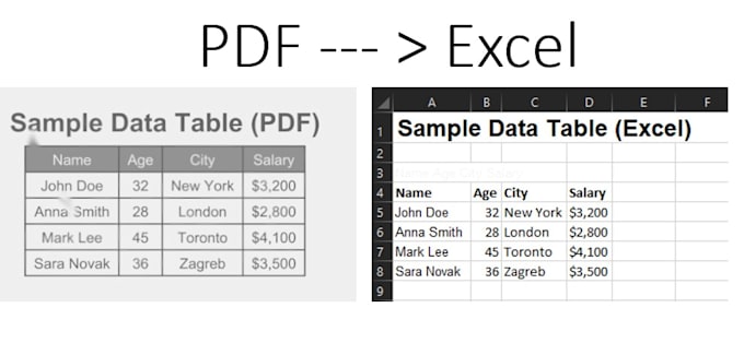 do fast data entry, pdf to excel, copy paste