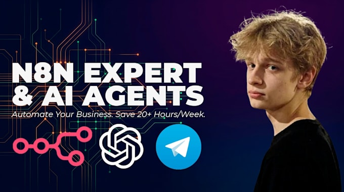 do n8n automation, build smart workflows and ai agents