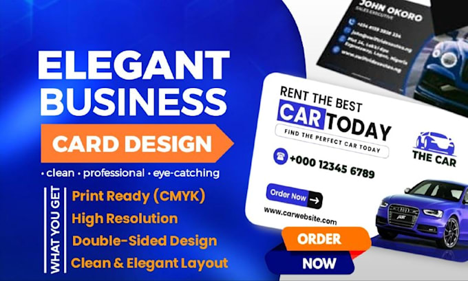 design a double sided business card with qr codes